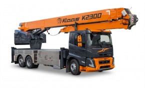 Grue mobile sur camion nacelle K2300